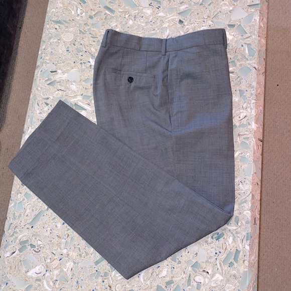 US 38R Mens Hugo Boss Charcoal Grey Pants - Picture 1 of 11